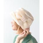 ショッピングハット 帽子 ハット 「ばら色の帽子」シナマイリボンクロシェ レディース