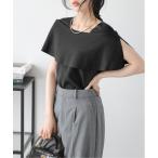 ケープ風デザイン ニット プルオーバー レディース