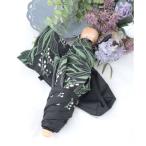 折りたたみ傘 スズラン刺繍晴雨兼用折傘 レディース