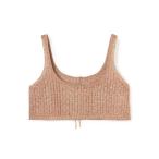 ニット セーター オーロラフィルム リネンビスチェ レディース