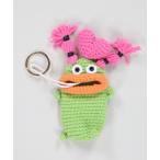 ポーチ ニットリップケース/小物入れ/モンスター2 レディース