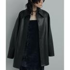 ジャケット テーラードジャケット Ecoleather Over Jacket レディース