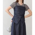 ワンピース ビスチェセットドッキングワンピース