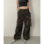 パンツ 迷彩ルーズパンツ レディース