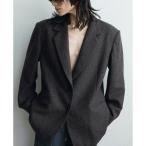ジャケット テーラードジャケット Herringbone Wool Jacket レディース
