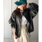 「Java」 ライダースジャケット MEDIUM ブラック レディース