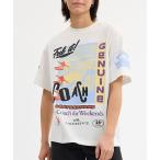 tシャツ リラックスド グラフィック サーフ Tシャツ レディース メンズ