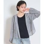 ブラウス シャツ 「LTXC」チェックシアーパーカ キッズ 子供服 女の子