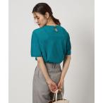 ニット セーター Circ クロップド ニット TEE -接触冷感- レディース