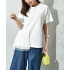 tシャツ 裾メッシュ切替プルオーバ