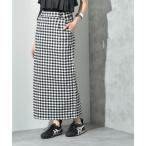 スカート ストレッチナロースカー