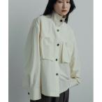 ブラウス シャツ Pocket Standcollar Shirts レディース