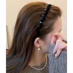 カチューシャ ベロア調 うねうね ヘアバンド カチューシャ cula1159