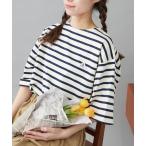 tシャツ 「GEVACO」ボートネック半袖ボーダーTEE レディース メンズ