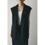 ベスト ジレ エンブロイダリーレースベスト レディース