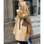 「etsinta」 コート ONE SIZE キャメル レディース