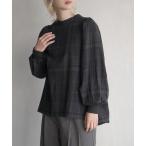 「e-zakkamania stores」 「mettre」長袖ブラウス フリー ブラック レディース