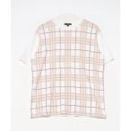 「BURBERRY」 半袖Tシャツ L ホワイト メンズ