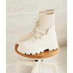 「VIVIAN」 ショートブーツ M アイボリー レディース