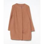 [LE CIEL BLEU] no color пальто 40 Brown женский 