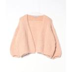 ショッピングmarc 「TRICOTS JEAN MARC」 ニットカーディガン - ピンク レディース