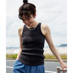 タンクトップ ノースリーブ ダメージ加工 タンクトップ レディース