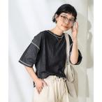 tシャツ 「接触冷感」メランジビッグショートTシャツ レディース