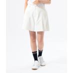 パンツ ORANGE LABEL / タックプリーツ ショートパンツ レディース