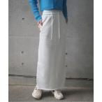 スカート sweat back slit long skirt /裏毛 スウェット バックスリット ロング スカート