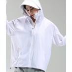 ラッシュガード ベーシック フーデット ジップアップ 長袖 ラッシュガード レディース