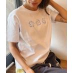 tシャツ HANGLOOSE/ロキシーロゴバックプリント半袖Tシャツ レディース