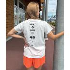 ショッピングロキシー tシャツ HISTORICAL LOGO LINE /ロキシーバックプリントロゴ半袖Tシャツ レディース