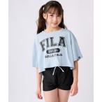 水着 「FILA」水陸両用Tシャツ+キャミブラトップ+キュロットパンツ3点セット キッズ 子供 女の子