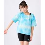 水着 「FILA」捲れ防止タンキニTシャツ+スクール水着セット キッズ 子供 女の子