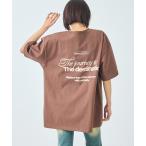 tシャツ メッセージ ロゴ ビッグTシ�