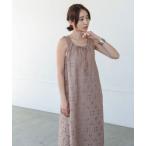 ワンピース 「S・Mサイズ展開」コットン刺繍ワンピース