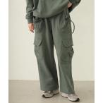  тренировочный брюки джерси GATHERED POCKET SWEAT CARGO PANTS женский мужской 