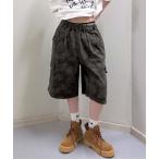 ショッピングハーフパンツ レディース ジーンズ デニム デニムパンツ アソート柄ハーフパンツ レディース メンズ