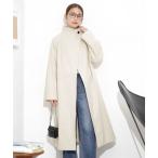 「NANO universe」 ステンカラーコート M アイボリー レディース