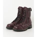 「VIRGOwearworks」 レースアップブーツ - パープル メンズ