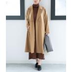 ショッピングnano 「NANO universe」 チェスターコート FREE キャメル レディース