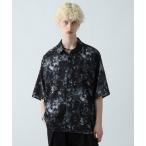 シャツ 「WEB限定」マルチマテリアルパターンシャツSS(HARE) メンズ レディース