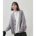 [ j.n.r.d] вязаный кардиган S лиловый мужской 