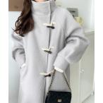 [moment+] полупальто "даффл коут" M серый женский 