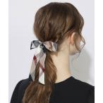 ヘアクリップ 「WEB限定」クレストブリッジチェックリボンヘアフック