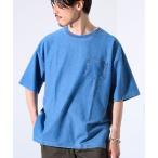 tシャツ 「GLOSTER/グロスター」カットデニムポケT デニムTシャツ ポケットTシャツ メンズ