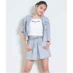 セットアップ デニムシャツSETUP キッズ 子供服 女の子