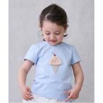 tシャツ 「防汚/リンク」キラキラモチーフTシャツ キッズ 子供服 女の子
