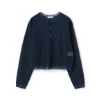 カーディガン シアーレイヤー クルーネックカーディガン レディース