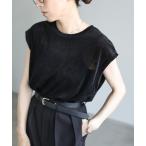 tシャツ シアーフロッキーフレンチスリーブトップス レディース